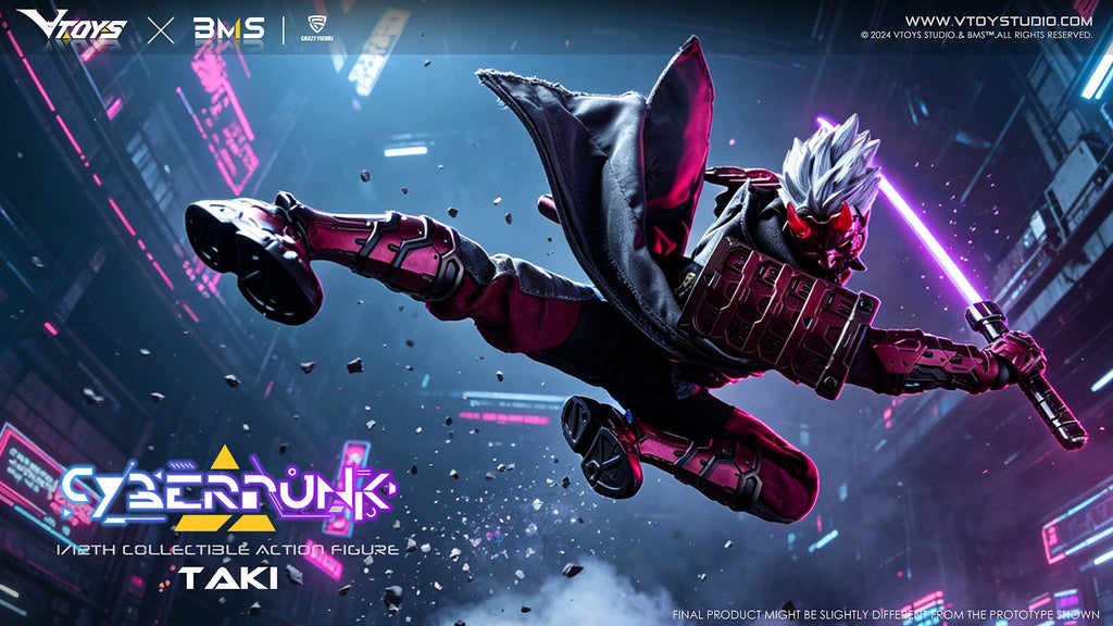 [Pre-Order] VTOYS 1/12 | VSD012 | Cyberpunk Samurai: The Crimson Dawn of the Blade (WF Limited Ver.)