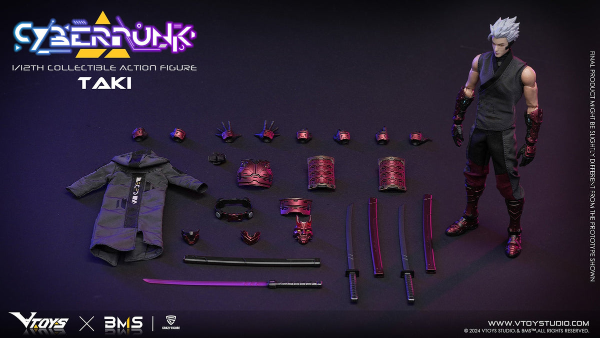 [Pre-Order] VTOYS 1/12 | VSD012 | Cyberpunk Samurai: The Crimson Dawn of the Blade (WF Limited Ver.)