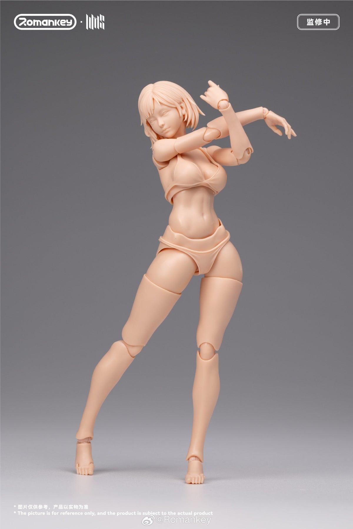 [Pre-Order] Romankey 1/12 | UMS004 Super Movable Body Series | Mia (Unpainted Version)