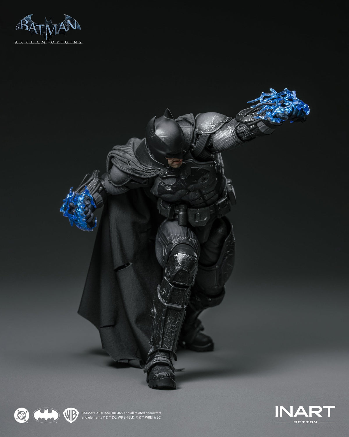 [Pre-Order] INART 1/12 | MAG-G0007 Batman: Arkham Origins | Batman (Battle Damaged Version)