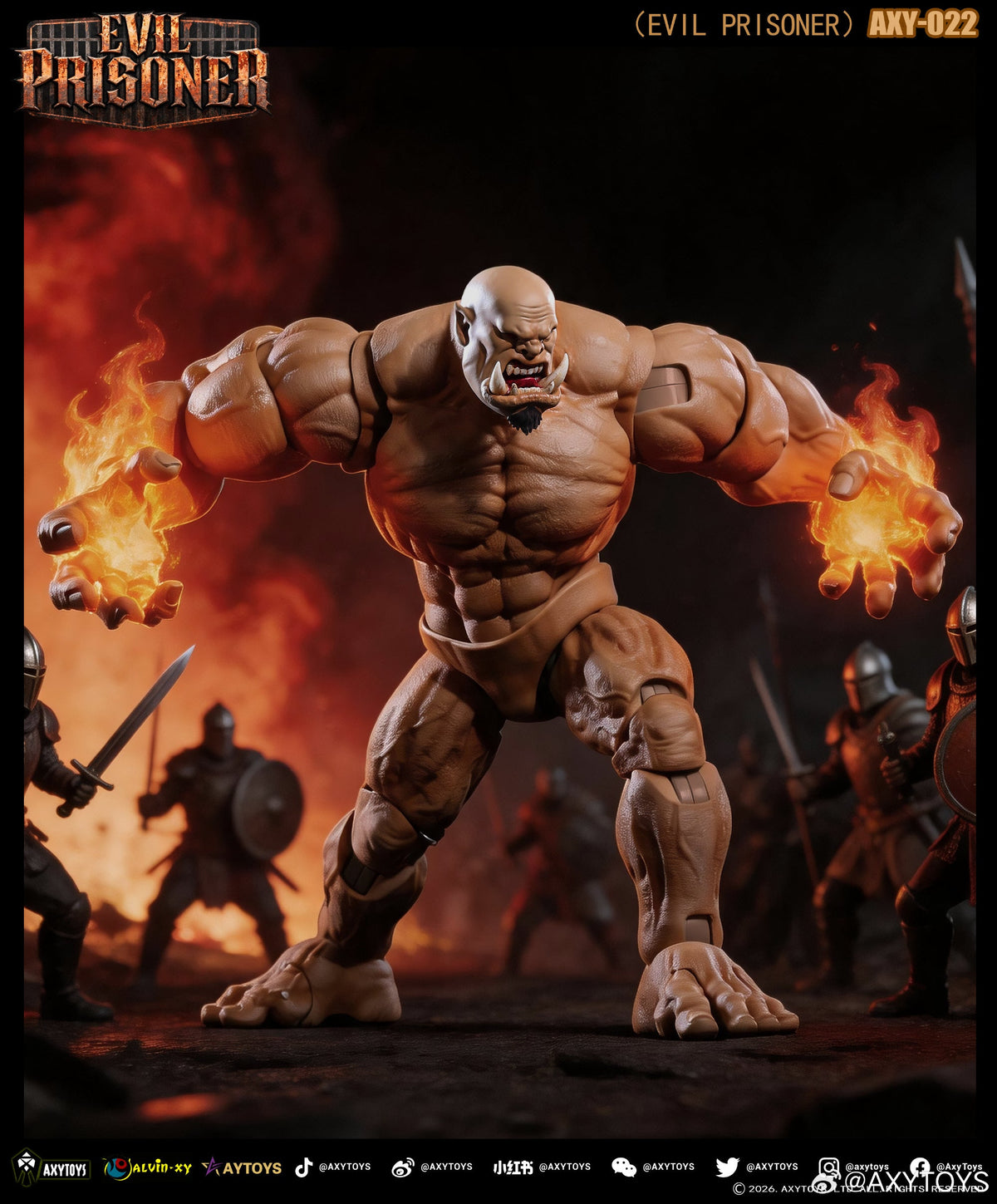 [Pre-Order] AXYTOYS 1/12 | AXY-022 | Evil Prisoner (Flesh Colored Ver.)