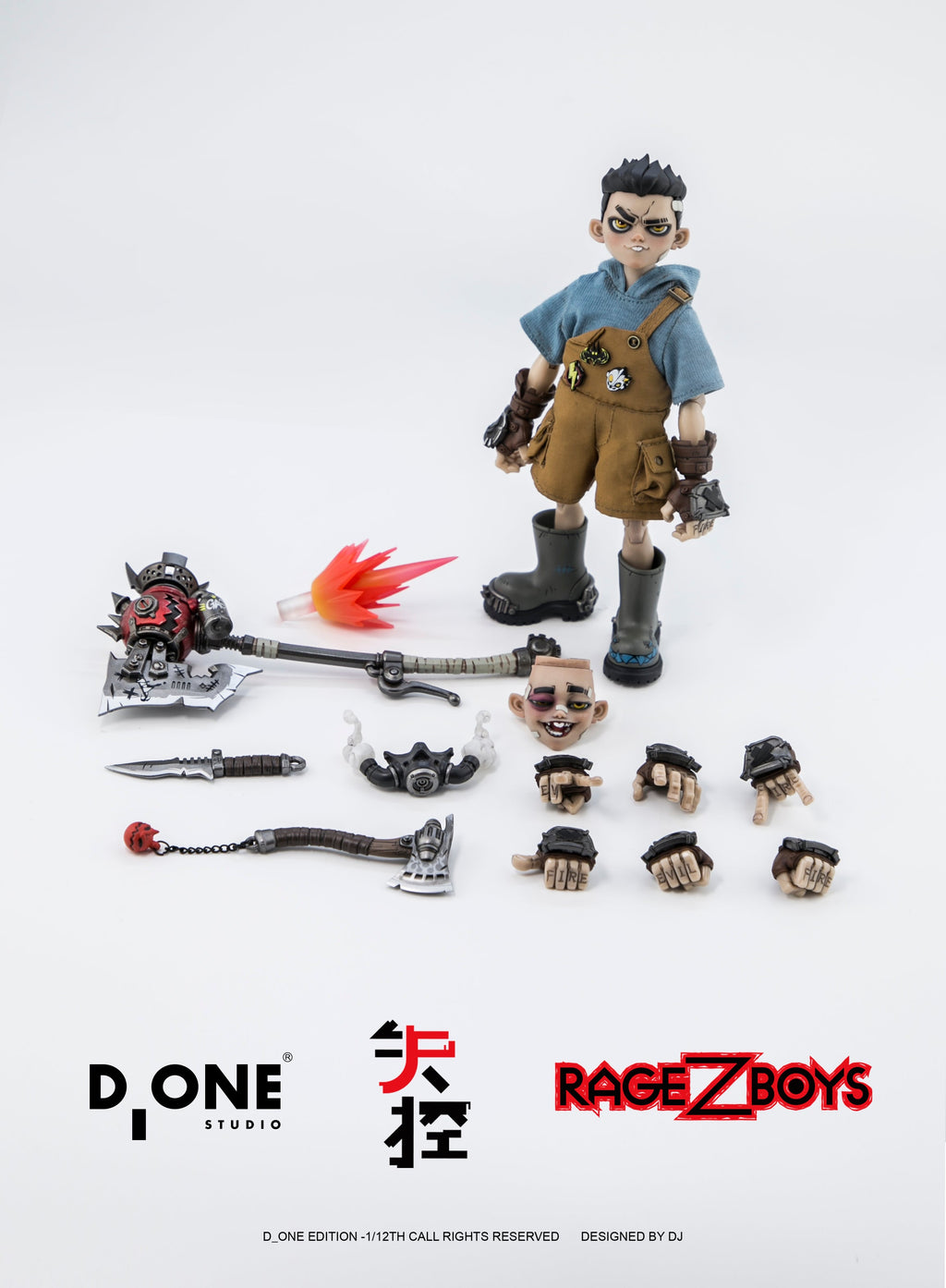 D_ONE STUDIO 1/12 | RAGE-ZBOYS | YaZai (Normal Edition)