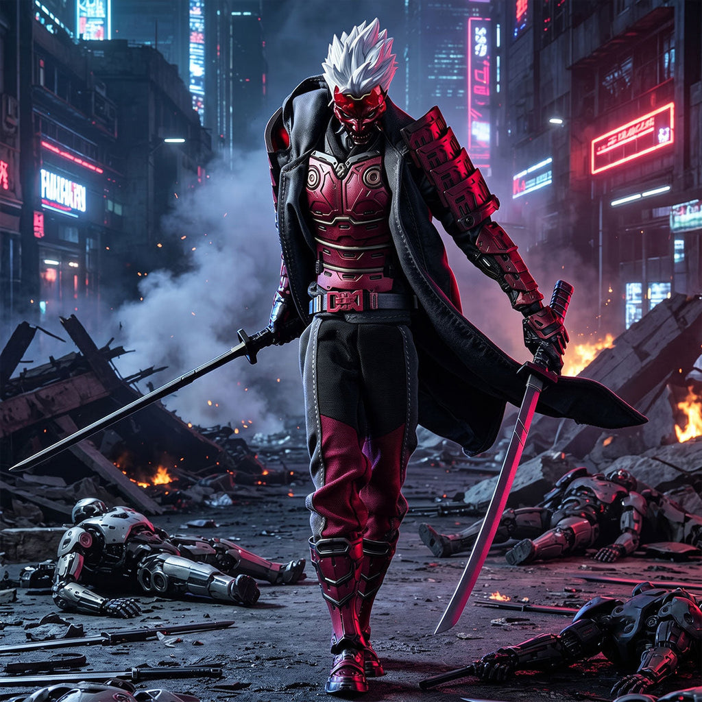 [Pre-Order] VTOYS 1/12 | VSD012 | Cyberpunk Samurai: The Crimson Dawn of the Blade (WF Limited Ver.)