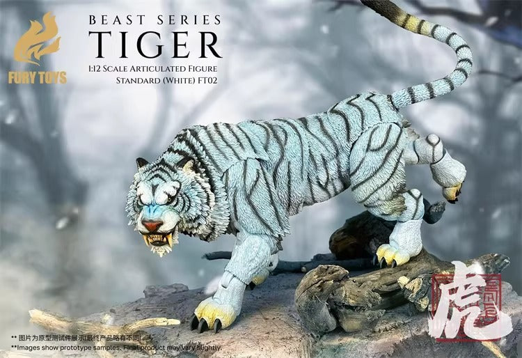 [Pre-Order] Fury Toys 1/12 | FT02 Beast Series | Maya Temple Tiger: White (Standard Ver.)