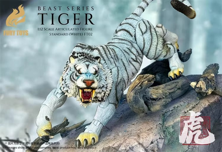[Pre-Order] Fury Toys 1/12 | FT02 Beast Series | Maya Temple Tiger: White (Standard Ver.)