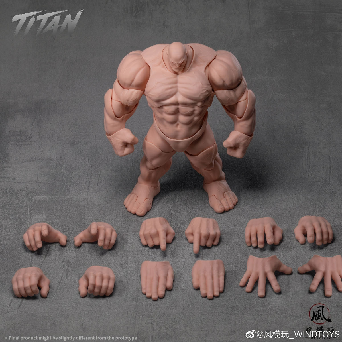 [Pre-Order] Wind Toys 1/12 | FMW009 Titan | Super Movable Muscle Body (Light Skin Ver.)