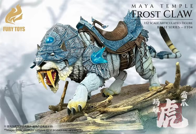 [Pre-Order] Fury Toys 1/12 | FT04 Beast Series | Maya Temple Tiger: White Frost Claw (Deluxe Ver.)