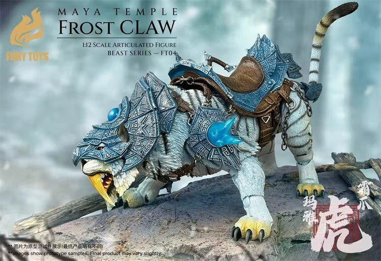 [Pre-Order] Fury Toys 1/12 | FT04 Beast Series | Maya Temple Tiger: White Frost Claw (Deluxe Ver.)
