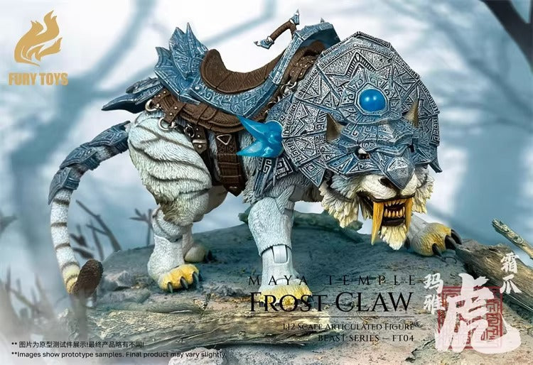 [Pre-Order] Fury Toys 1/12 | FT04 Beast Series | Maya Temple Tiger: White Frost Claw (Deluxe Ver.)
