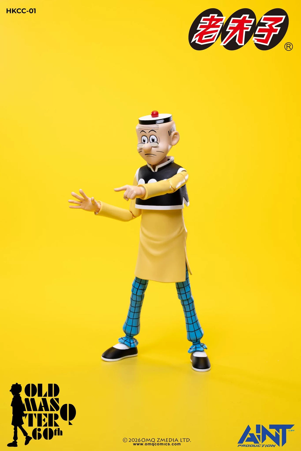 [Pre-Order] AINT Production 1/12 HKCC-01 Old Master Q 60th Anniversary Memorial Ver.