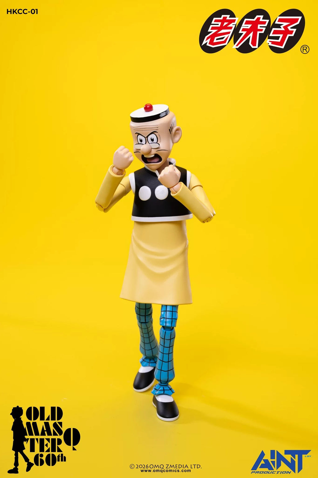 [Pre-Order] AINT Production 1/12 HKCC-01 Old Master Q 60th Anniversary Memorial Ver.