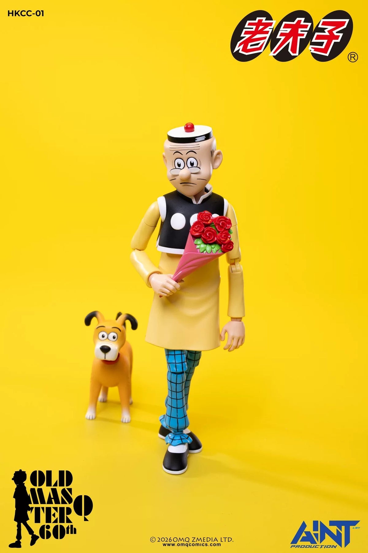 [Pre-Order] AINT Production 1/12 HKCC-01 Old Master Q 60th Anniversary Memorial Ver.
