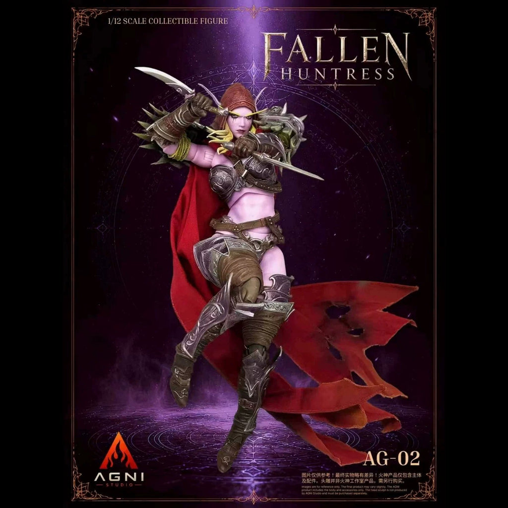 [Pre-Order] AGNI STUDIO x FRENCH BULLDOG 1/12 | AG02+FR02 | Fallen Huntress Head & FR Head (Pink Skin Ver.)