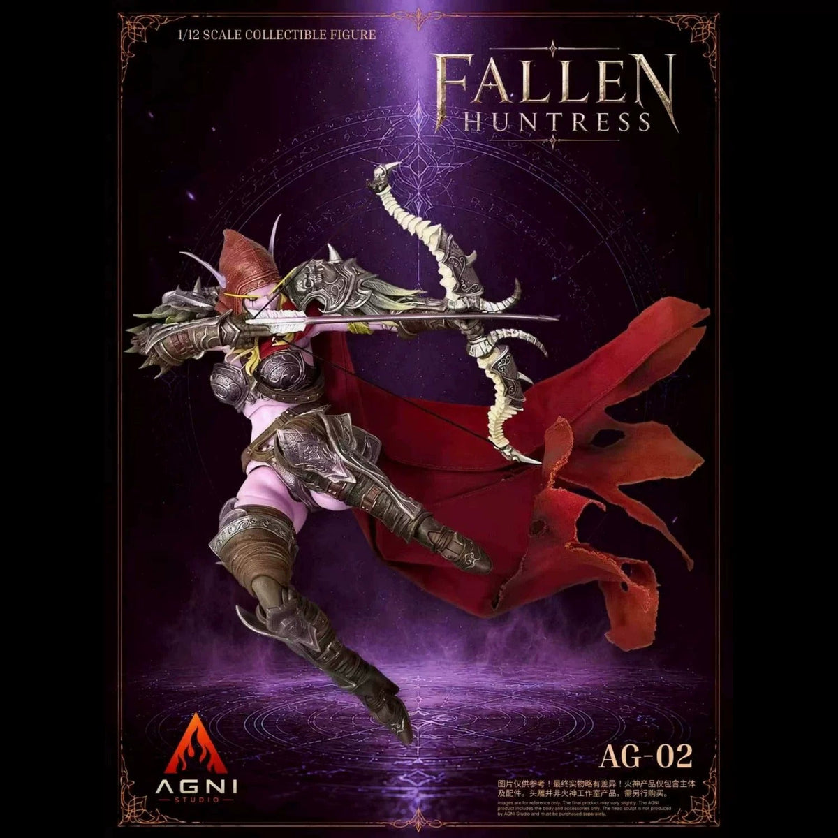 [Pre-Order] AGNI STUDIO x FRENCH BULLDOG 1/12 | AG02+FR02 | Fallen Huntress Head & FR Head (Pink Skin Ver.)