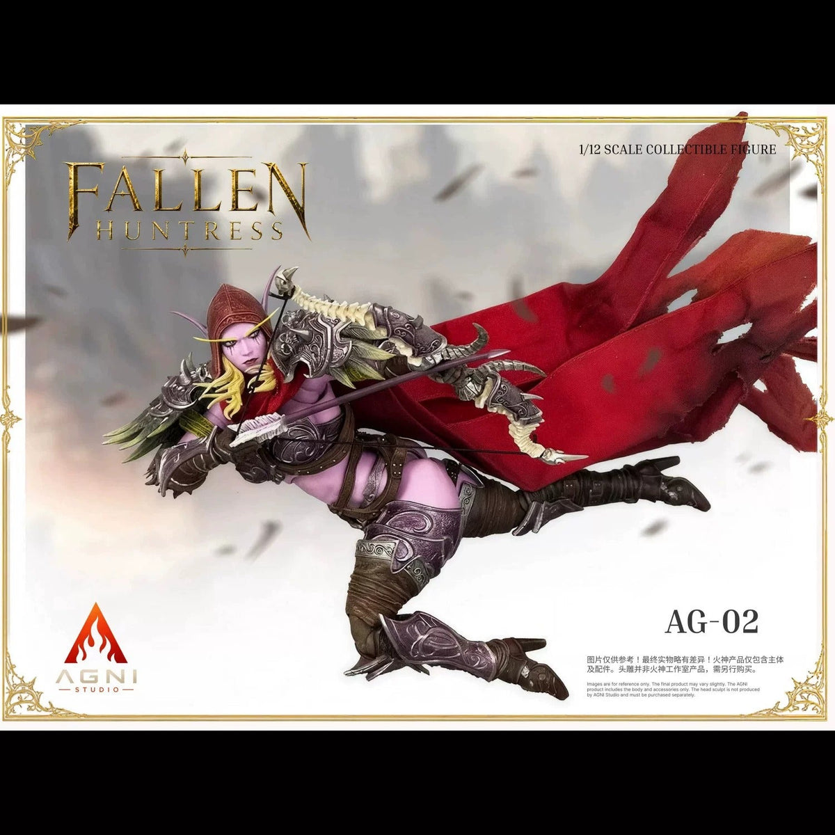 [Pre-Order] AGNI STUDIO x FRENCH BULLDOG 1/12 | AG02+FR02 | Fallen Huntress Head & FR Head (Pink Skin Ver.)