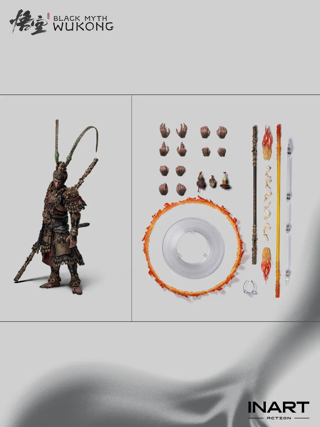 [Pre-Order] INART 1/12 | MAG G0010 Black Myth: Wukong | The Destined One (Great Sage Armor Set)