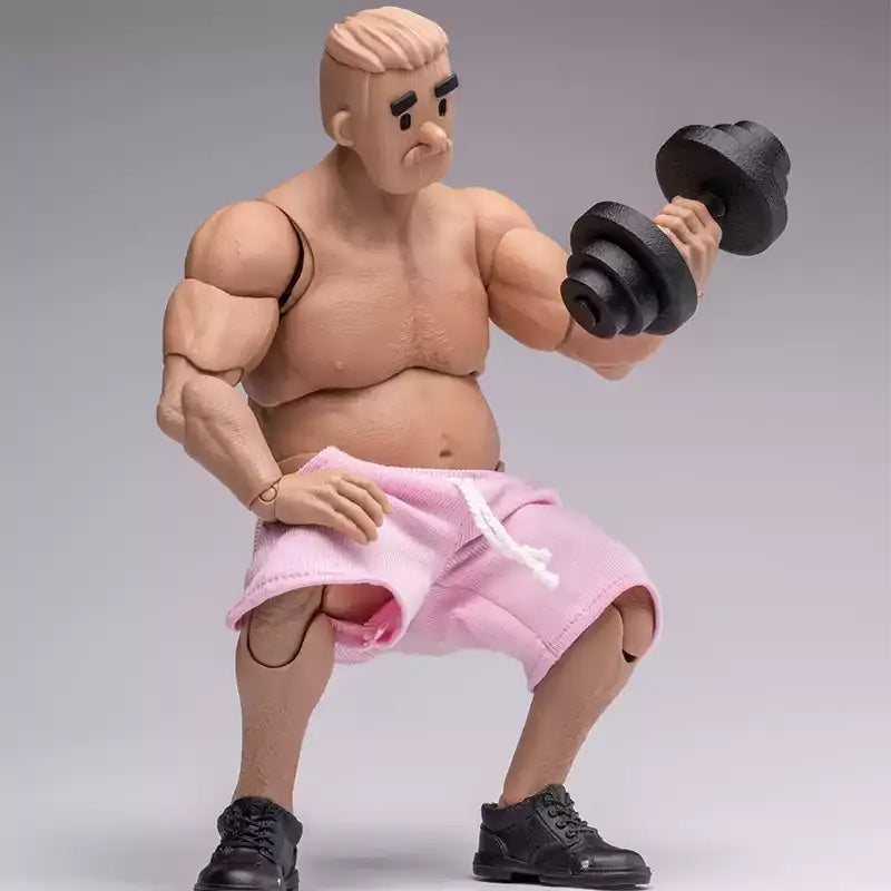 Nottaa Collection 1/12 Middle-Aged Square Head Man One-piece Neck-body Version